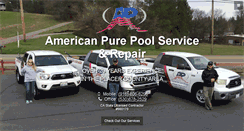 Desktop Screenshot of americanpurepools.com